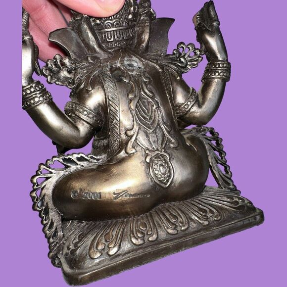 Lord Ganesha Hindu Statue Lord of Success Remover of Obstacles - Picture 7 of 16
